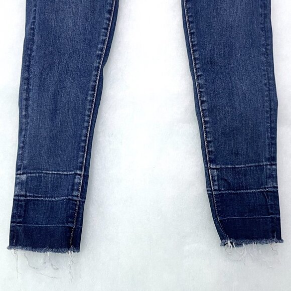 American Eagle Women's Jeans Super Stretch Jeggings Raw Hems size 4R - Picture 3 of 7